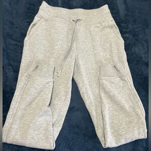 Lululemon Light Gray Fleece Joggers